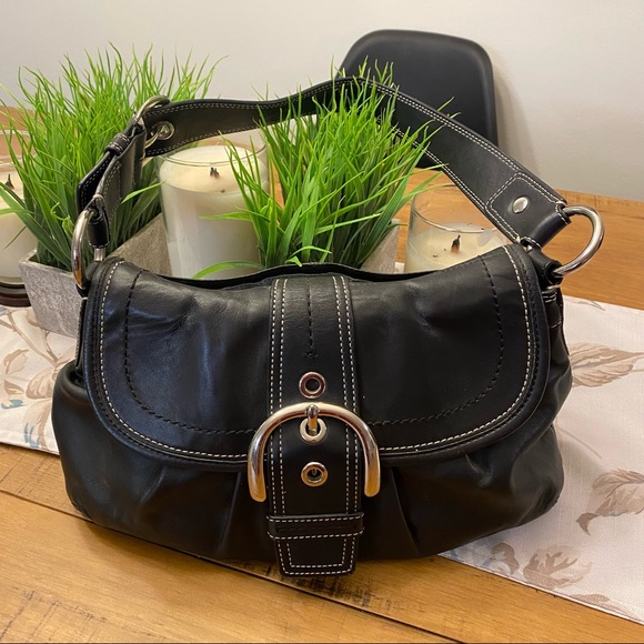 Coach Handbags - Coach Soho Black Leather Bag